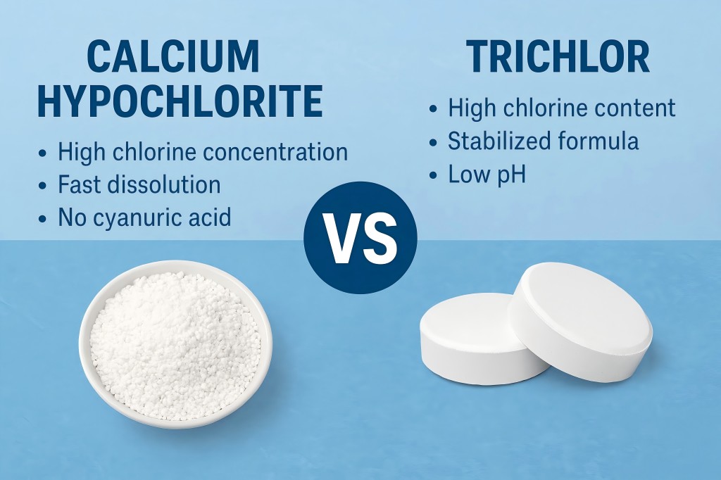 Calcium Hypochlorite vs Trichlor