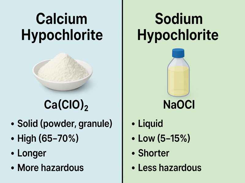 Calcium Hypochlorite vs. Sodium Hypochlorite-1