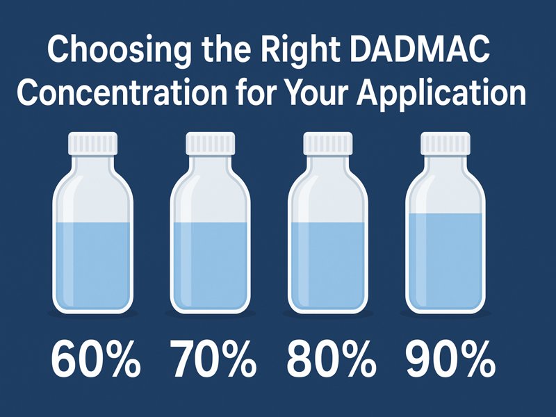 Choosing the Right DADMAC Concentration for Your Application (60%, 70%, 80%, 90%)