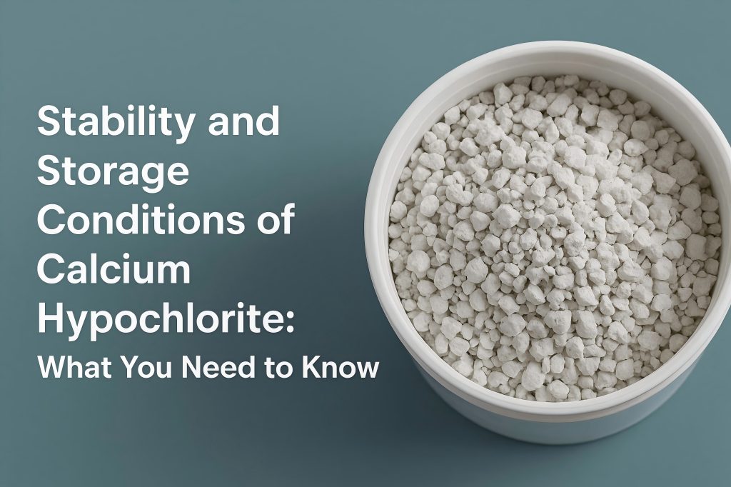 Stability and Storage Conditions of Calcium Hypochlorite