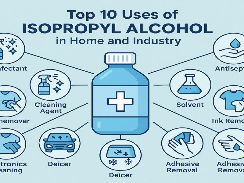 Top 10 Uses of Isopropyl Alcohol in Home and Industry