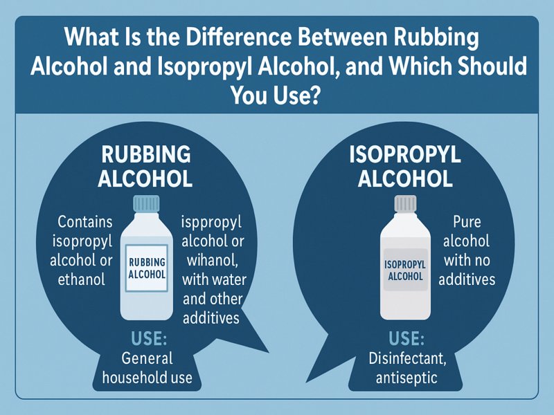 What Is the Difference Between Rubbing Alcohol and Isopropyl Alcohol, and Which Should You Use